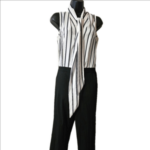 Pinstripe Jumpsuit